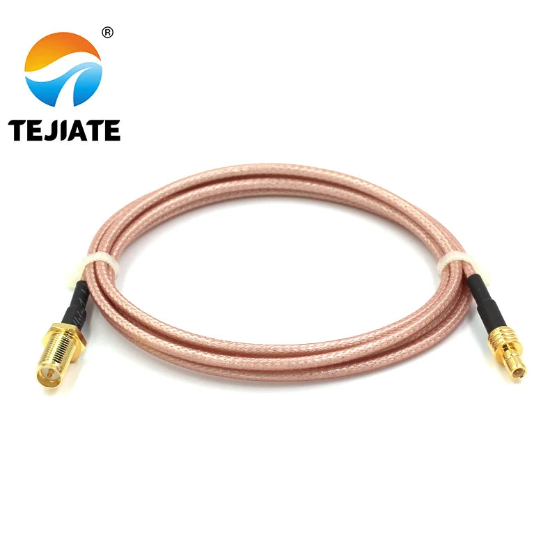 1PCS TEJIATE Adapter Cable SMB To RPSMA Type SMB-J Convert RPSMA-KY 8-90CM 1M 1.5M 2M Length Connector RG316 Wire