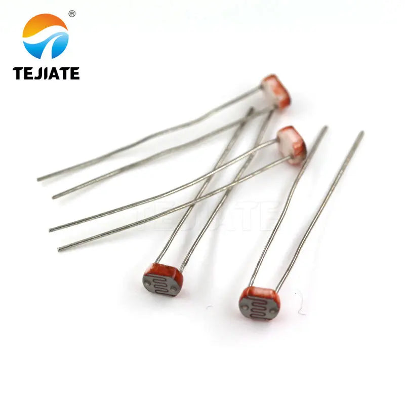20pcs 5516 5537 5528 5549 5539 light dependent resistor photoresistor resistor photosensitive resistance 5MM