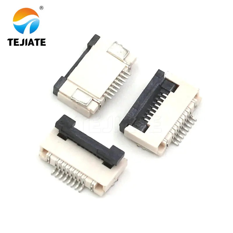 10PCS FFC/FPC Connector Flat Cable Socket 0.5MM Adapter 4/5/6/8/9/10/12/14/16/18/20/22P Down Flip Type Plug Kit