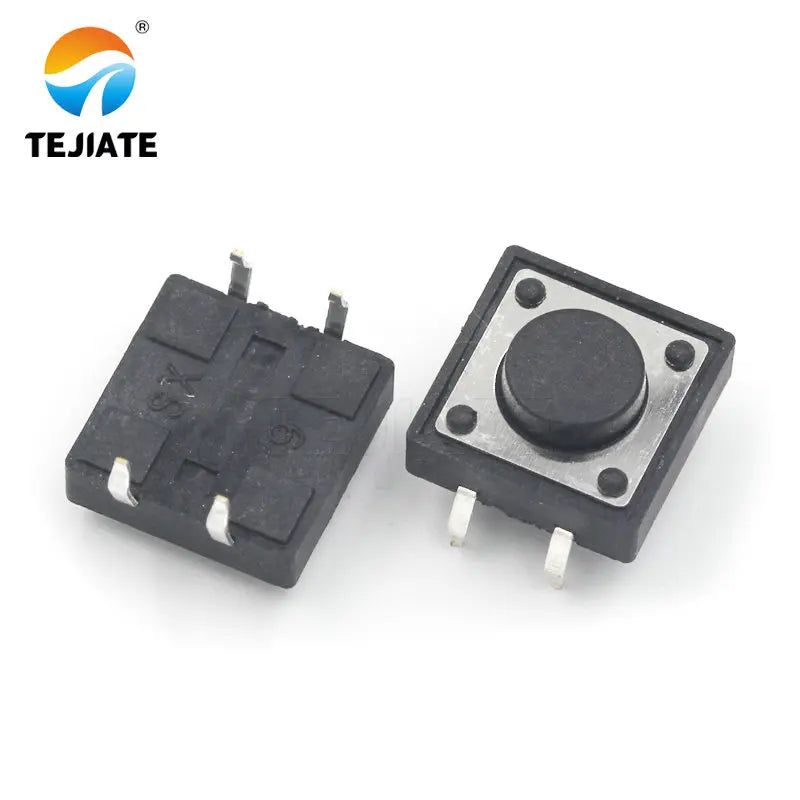 20PCS Direct-insertion Vertical 4 Legs Touch Key Microswitch Erect 4 Foot Button Switch 12*12*4.3/5/5.5/7/7.5/8/9/10/12/13/15MM