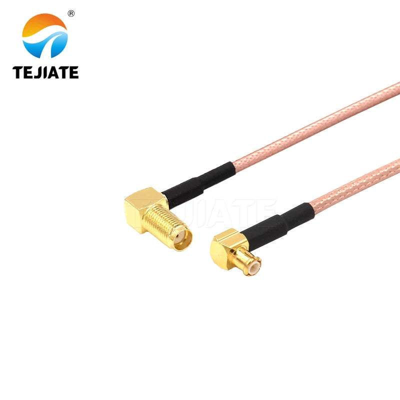 1PCS TEJIATE Adapter Cable MCX To SMA Type MCXJW Convert SMAKW 8-90CM 1M 1.5M 2M Length Connector RG316 Wire