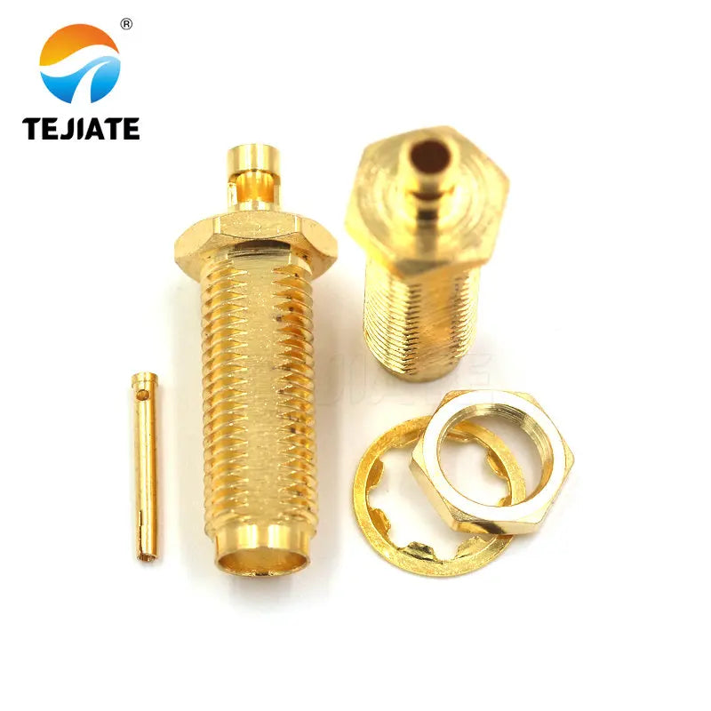 1PCS SMA-KY-J Connector PRSMA-KY Adapter Opening Type Outer Screw Inner Pin/Hole Match For RG178