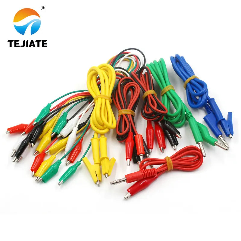1PCS Banana Plug To Alligator Clip Power Test Line High Voltage Experimental Wire Component