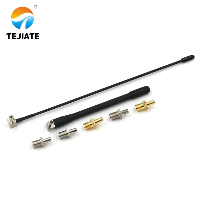 1PCS RF Coaxial Connector SMA-K-KRP-J To TS9-J  Adapter Bent Header Antenna Terminal Gold/Nickel Plated
