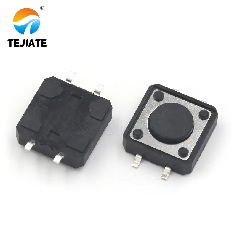 10PCS Patch Vertical 4 legs Touch Key Microswitch Erect 4 Foot Button Switch 12*12*4.3/5/6/8/10/13MM