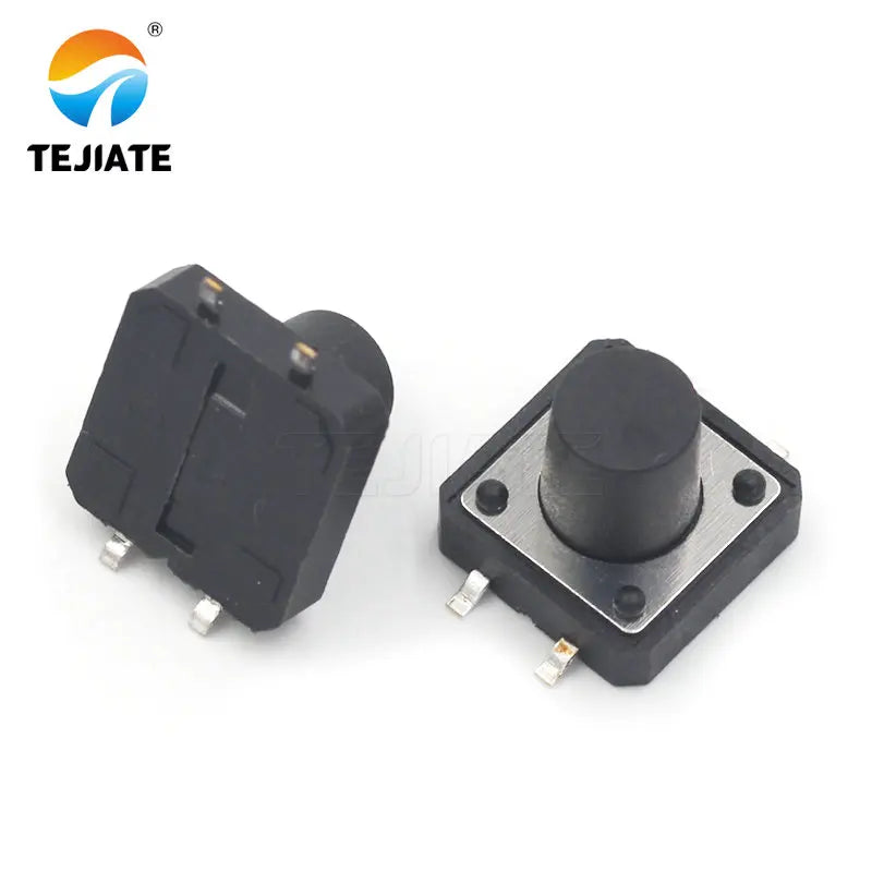 10PCS Patch Vertical 4 legs Touch Key Microswitch Erect 4 Foot Button Switch 12*12*4.3/5/6/8/10/13MM