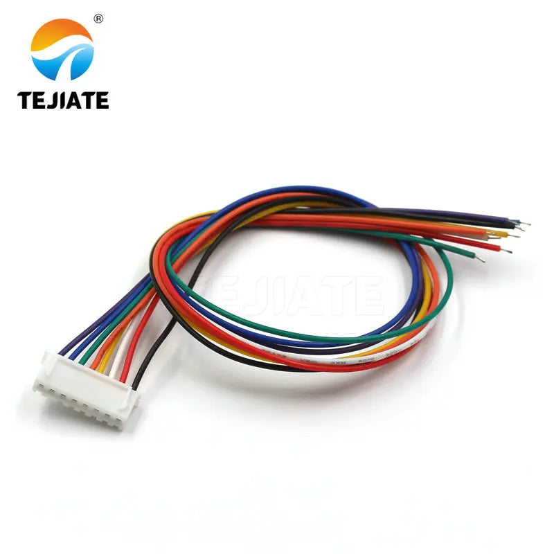 10PCS XH2.54 Electronic Wire 2/3/4/5/6/7/8/9/10P Color Terminal Line Connecting Wire 30CM Single Head Tin Plated