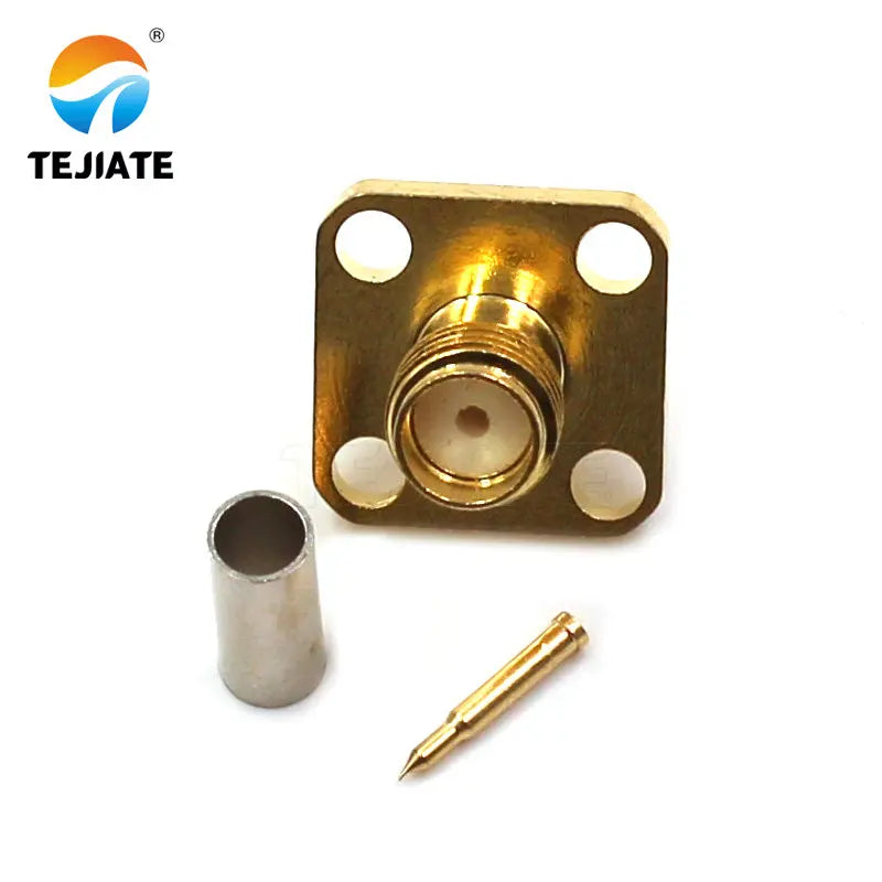 1PCS RPSMA KF/KY-1.5 Crimp Feeder Connector Power Test Adapter Match For RG316