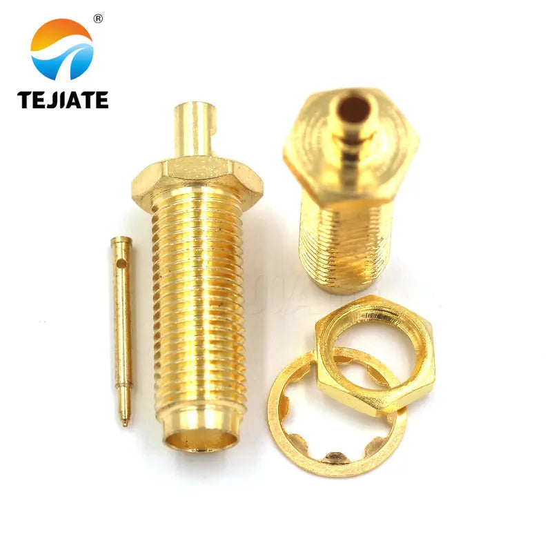 1PCS SMA-KY-J Connector PRSMA-KY Adapter Opening Type Outer Screw Inner Pin/Hole Match For RG178