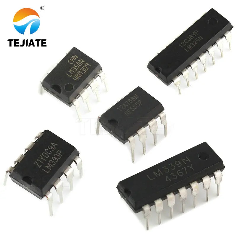 20PCS LM324 LM393 LM339 NE555 LM358 DIP LM358N LM324N LM339N LM393P NE555P CN Amplifier Circuit