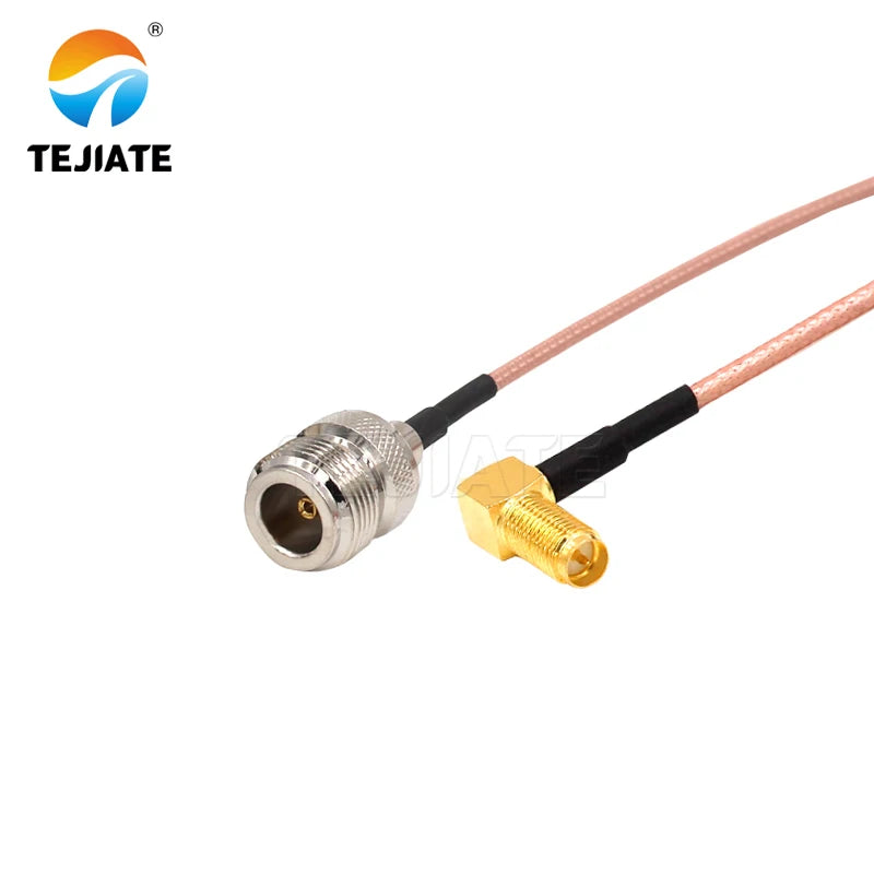 1PCS TEJIATE Adapter Cable N To SMA Type N-K Convert RPSMA-KW 8-90CM 1M 1.5M 2M Length Connector RG316 Wire