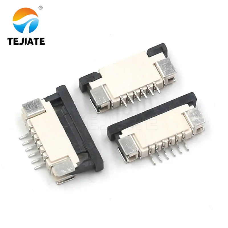 10PCS FFC/FPC Connector Flat Cable Socket 1.0MM Adapter 4/5/6/8/9/10/12/14/15P Down Drawer Type Plug Kit