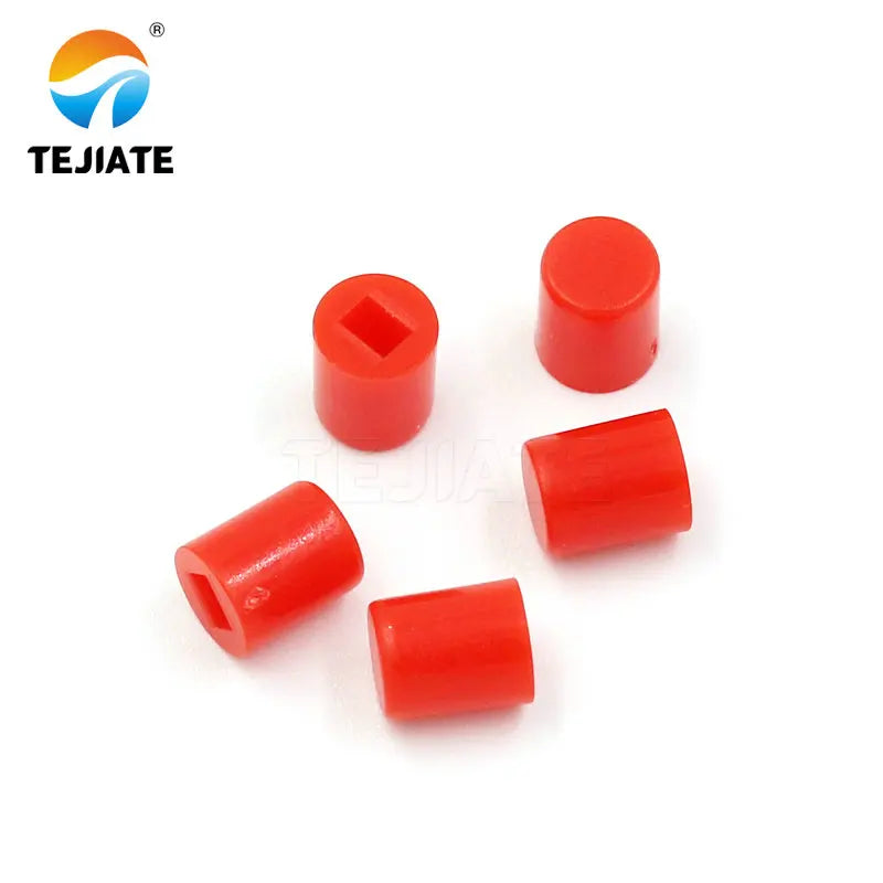 100PCS A06 6x7 Switch Key Caps Applicable To 8.5x8.5 8x8 7x7 5.8x5.8 Push-button Tact Switch Hat Blue/green/red/white/black