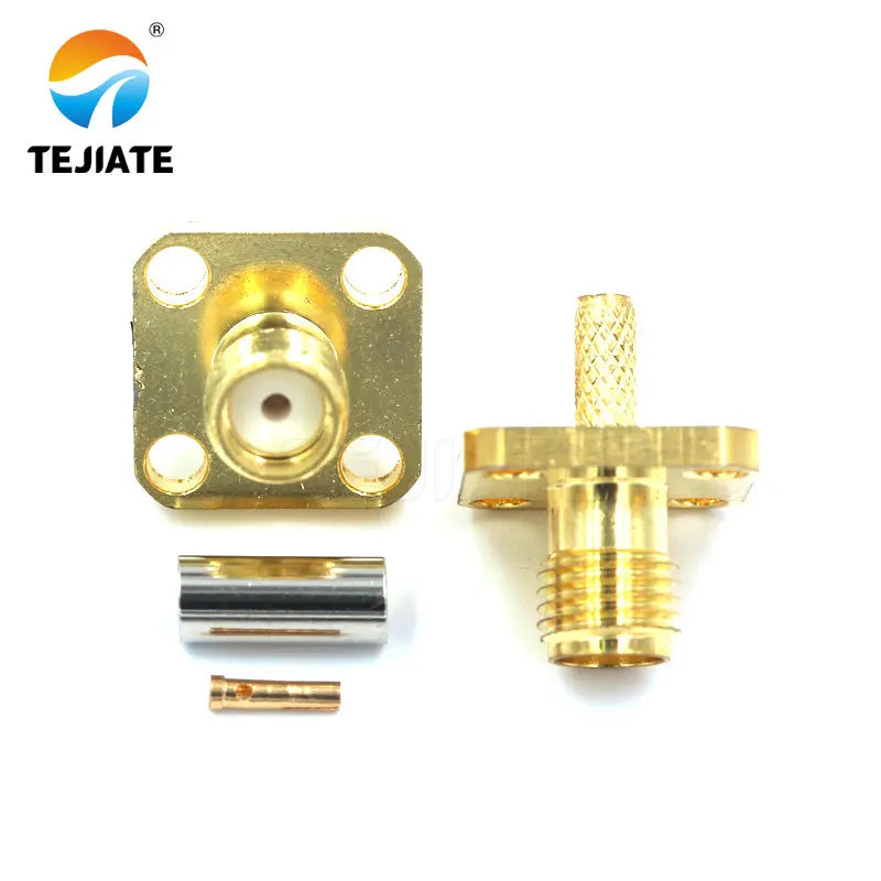 1PCS SMA RPSMA J/JW/KF/KY/KYW-1.5 Crimp Feeder Connector Power Test Adapter Match For RG316
