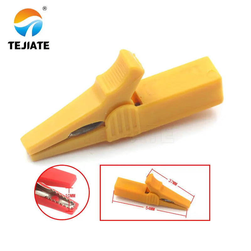 1PCS Alligator Clip Sheath Clip Small Battery Wire Power Clip Grounding Test Clip Gun Type Alligator Clip Test Line All Copper
