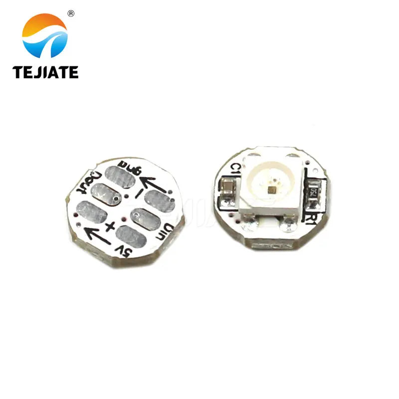 1PCS WS2812B 5050 RGB LED Built In Color Function Drive 1/4/16Bit Magic Light Development Board Module Lattice LED Modular Unit