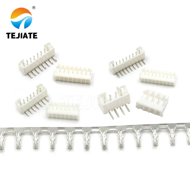 50PCS PH2.0MM Connector 2/3/4/5/6/7/8/9/10/12P Adapter Ternimal Bent Pin Base + Plug + Reed
