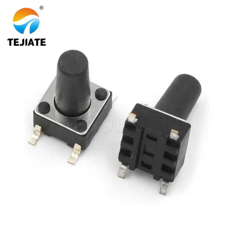 100PCS Patch DIP Microswitch Tact Switch Press Button Switch Key Switch 6*6*4.3/4.5/5/6/7/8/9/10/11/12/13/14MM 4 legs