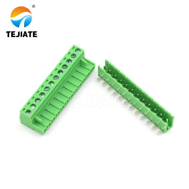 5Pairs KF2EDGK 5.08MM Plug-in Terminal PCB Connector 10P/12P Bent Pin/Straight Pin