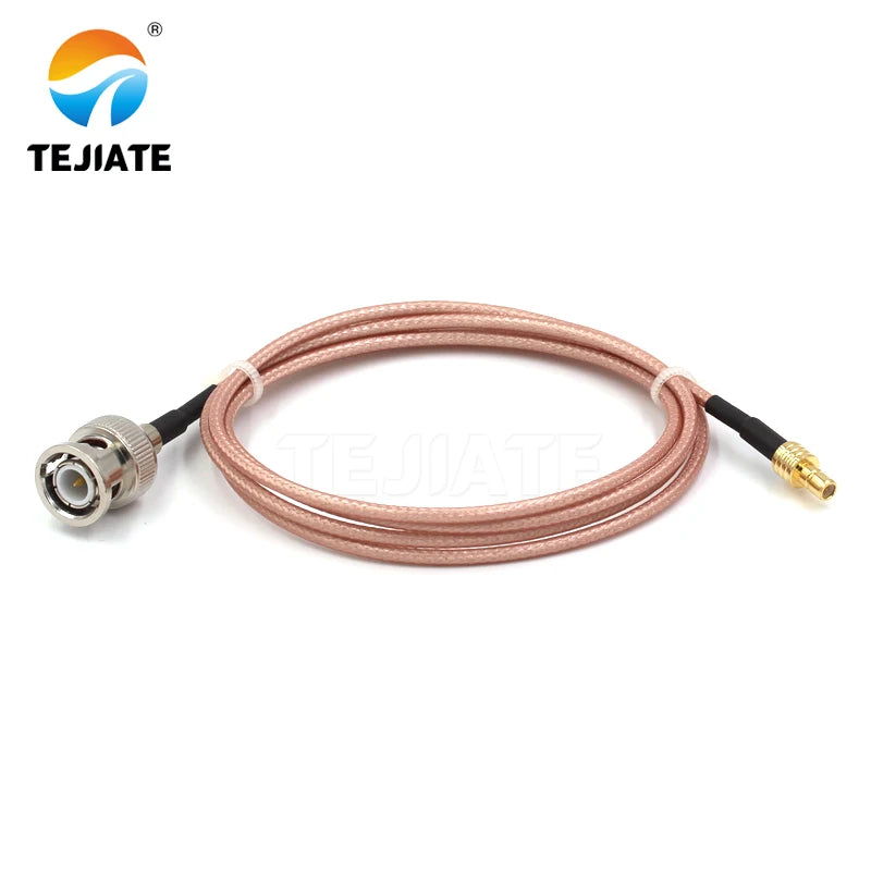 1PCS TEJIATE Adapter Cable SMB To BNC Type SMBJ Convert BNCJ 8-90CM 1M 1.5M 2M Length Connector RG316 Wire