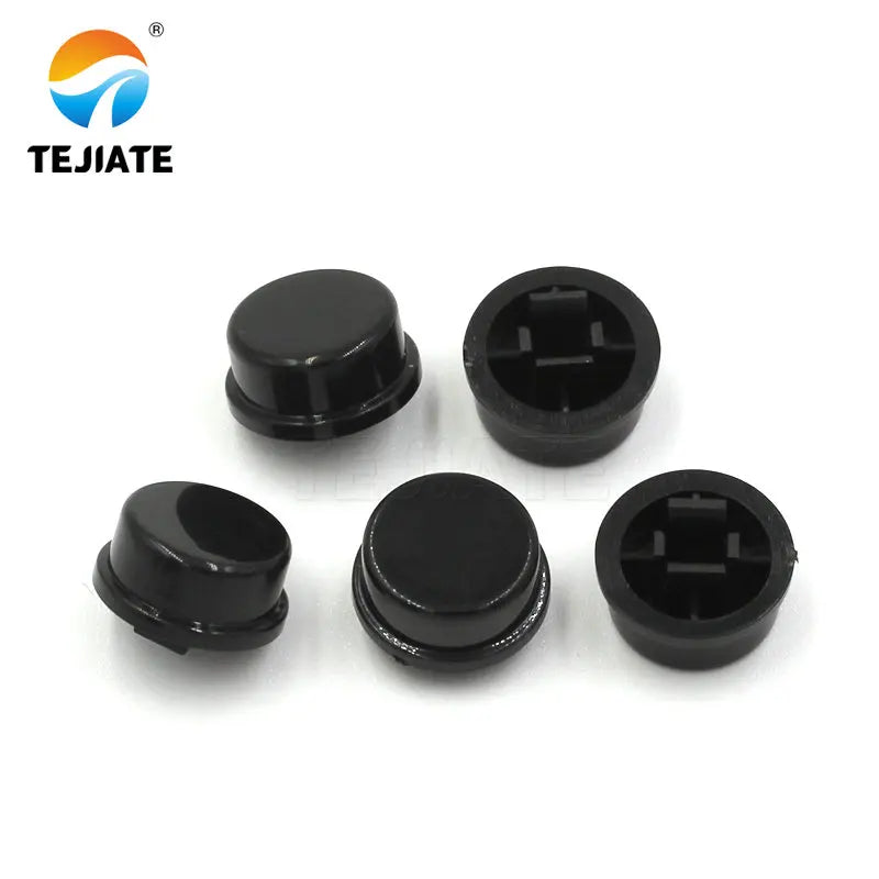 100PCS A24 Round Square Head KeyCap 12*12*7.3MM Touch/Microswitch Press-type Switch Cap