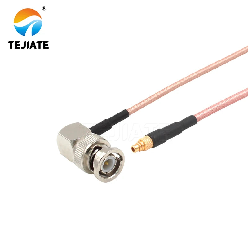 1PCS TEJIATE Adapter Cable BNC To MMCX Type BNCJW Convert MMCX-J 8-90CM 1M 1.5M 2M Length Connector RG316 Wire