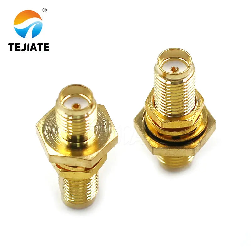 1PCS SMA KF-JFD-KFD 2/4 Hole Flange Square Connector Rhombic Female Base Adapter Waterproof Ring