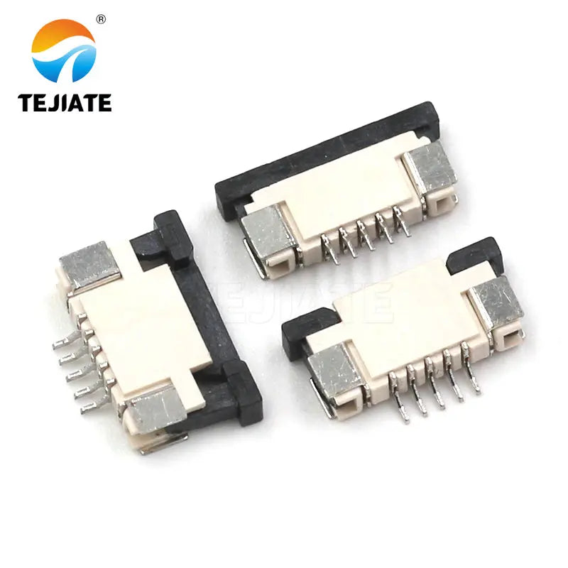 10PCS FFC/FPC Connector Flat Cable Socket 1.0MM Adapter 4/5/6/8/9/10/12/14/15P Up Drawer Type Plug Kit