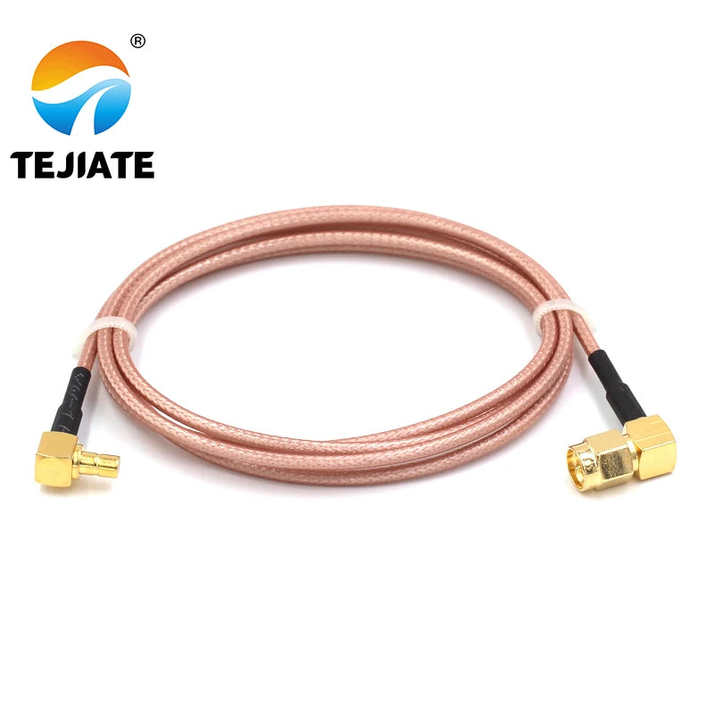 1PCS TEJIATE Adapter Cable SMB To SMA Type SMB-JW Convert SMA-JW 8-90CM 1M 1.5M 2M Length Connector RG316 Wire