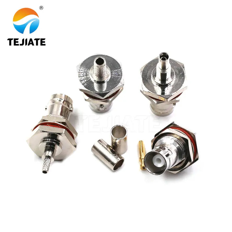 1PCS BNC-KY-1.5/3 Big Six Corners Female Header RF Coaxial Connector 50 Ohm Suitable For RG58/142/316 No Wire