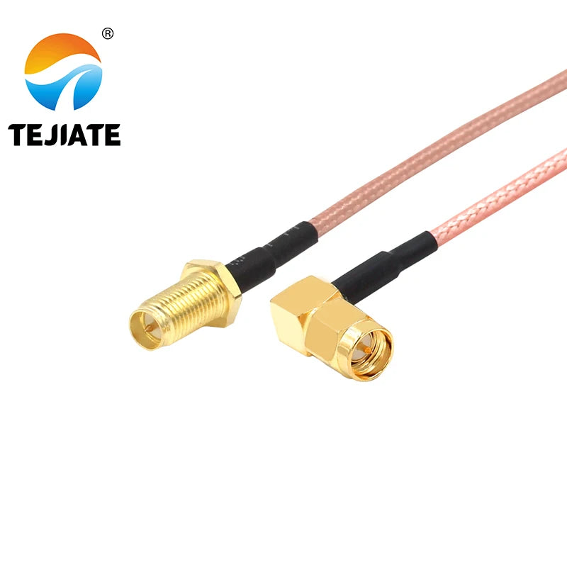 1PCS TEJIATE Adapter Cable SMA To RPSMA Type SMA-JW Convert RPSMA-KY 8-90CM 1M 1.5M 2M Length Connector RG316 Wire
