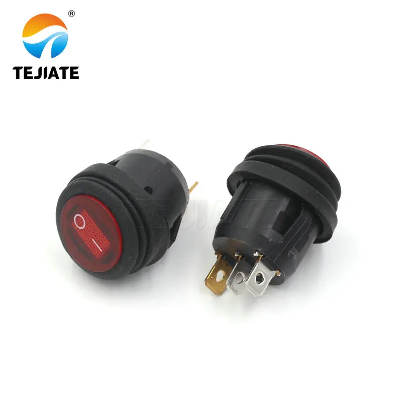 1PCS Toggle Switch KCD1 Ship-type Rocker Switch 2/3 Feet 2 Gear Waterproof Boat Shaped High Current Power Microswitch Electronic
