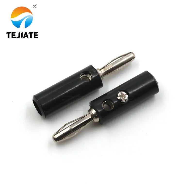 10PCS Banana Binding Post 4MM Lantern Head Test Terminal Tetrahedral Plug/Socket Power Adapter Electronic Connector