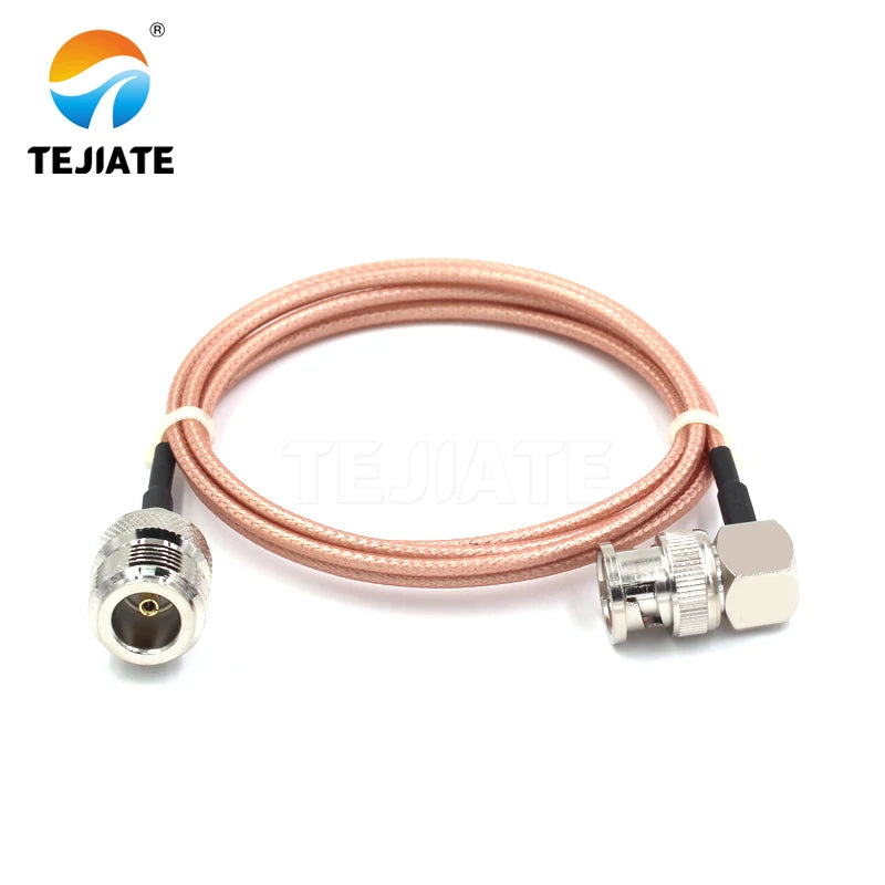 1PCS TEJIATE Adapter Cable BNC To N Type BNCJW Convert NK 8-90CM 1M 1.5M 2M Length Connector RG316 Wire