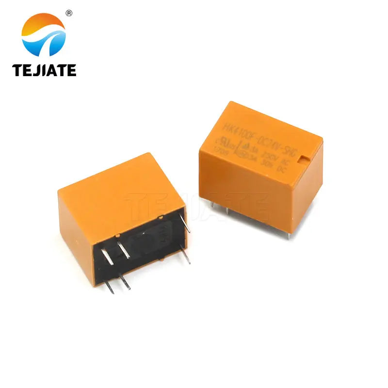 5PCS Small-signal Relay HK4100F-DC3V-SHG 5V 12V 24V 3A 6Pin Multiple Specifications