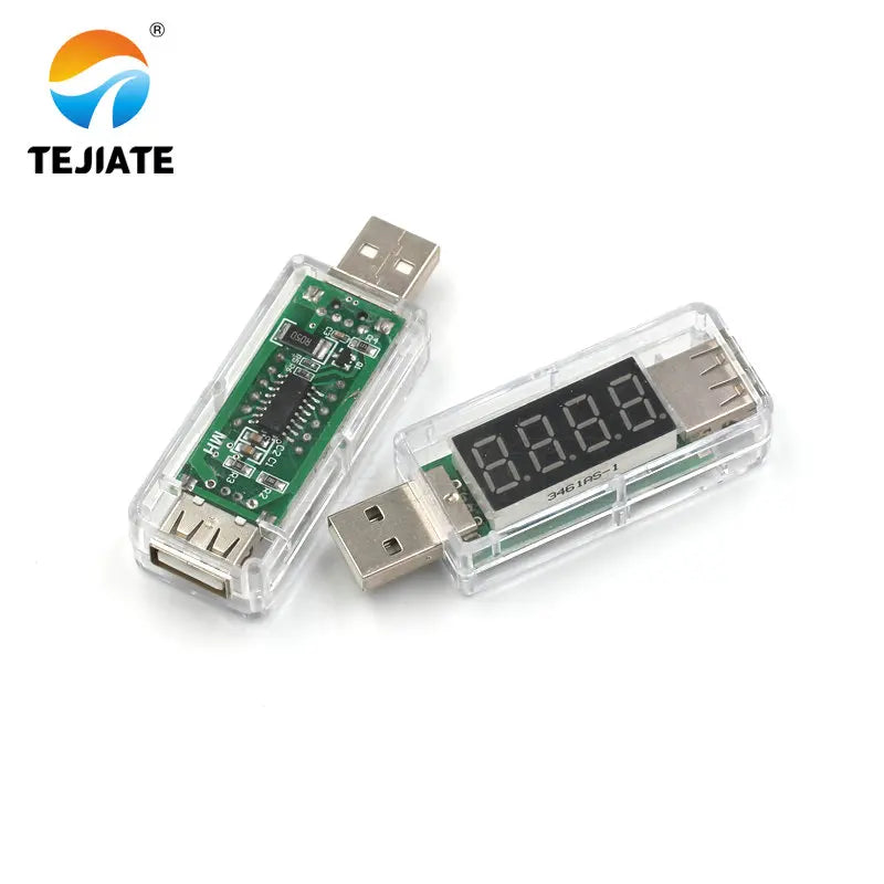 LED Digital Dual USB Port Current Voltage Charging Test Detector Tester Battery Voltmeter Ammeter Charger Doctor Meter Monitor