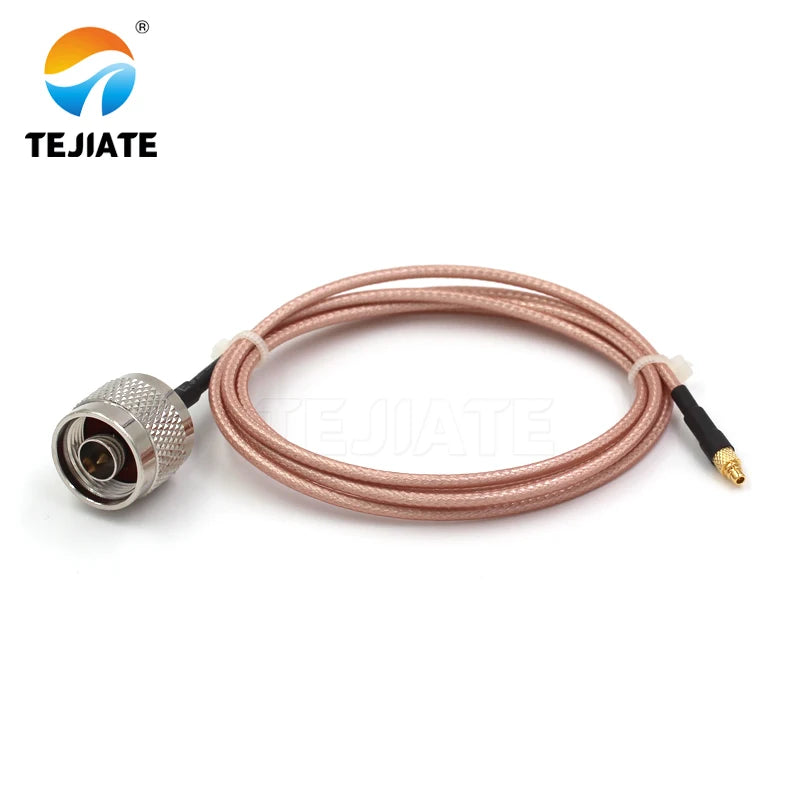 1PCS TEJIATE Adapter Cable N To MMCX Type NJ Convert MMCXJ 8-90CM 1M 1.5M 2M Length Connector RG316 Wire