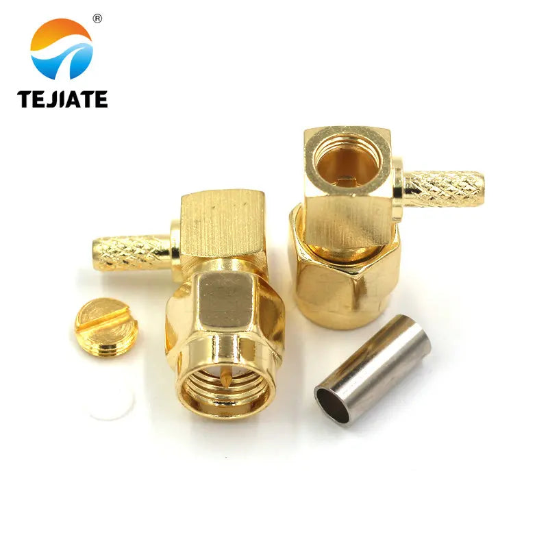 1PCS SMA RPSMA J/JW/KF/KY/KYW-1.5 Crimp Feeder Connector Power Test Adapter Match For RG316