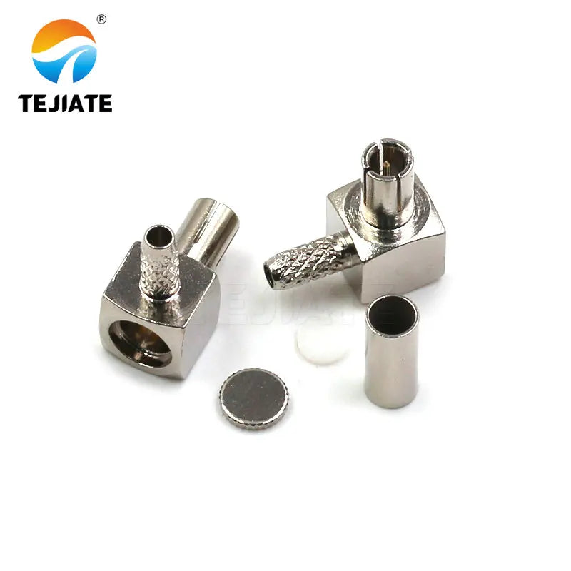 1PCS TS9-J/K/JW-1.5 Straight/Bent Header Crimping Antenna Connector RG316/RG174 Adapter Gold Plated