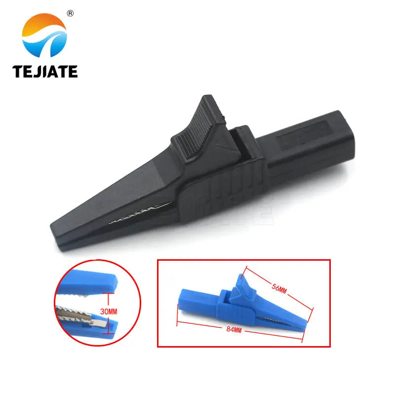 1PCS Alligator Clip Sheath Clip Small Battery Wire Power Clip Grounding Test Clip Gun Type Alligator Clip Test Line All Copper