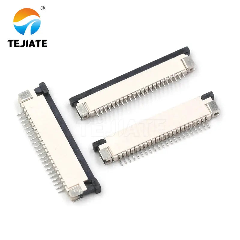10PCS FFC/FPC Connector Flat Cable Socket 1.0MM Adapter 16/18/20/22/24/26/28/30/40P Up Drawer Type Plug Kit