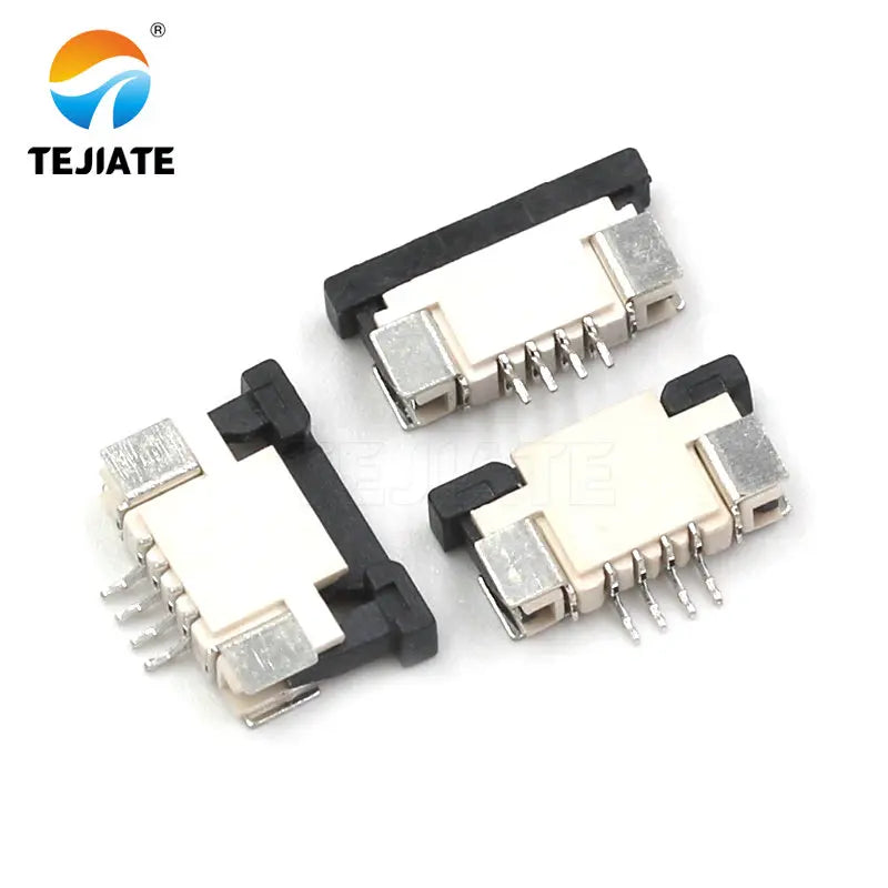 10PCS FFC/FPC Connector Flat Cable Socket 1.0MM Adapter 4/5/6/8/9/10/12/14/15P Up Drawer Type Plug Kit