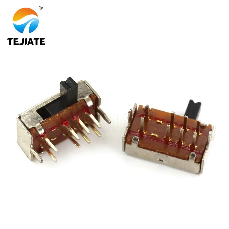 50PCS Toggle Switch MSS/SS/SK/MSK 1/2 Row Direct Insertion Horizontal  Power Microswitch Sliding 2/3gear Position Wave Band Type