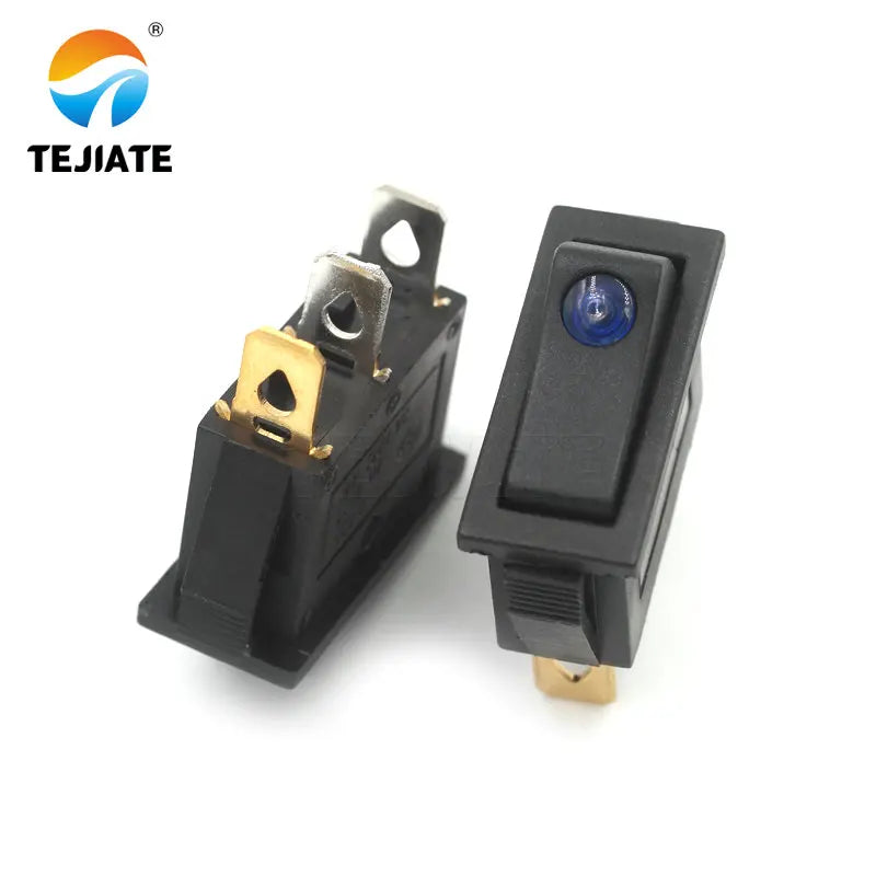 5PCS KCD3 Microswitch Electric Cooker Frying Pan Boat-type Toggle Switch Ship-type Seesaw 2/3 Feet 2/3 Gear Power Button Kit