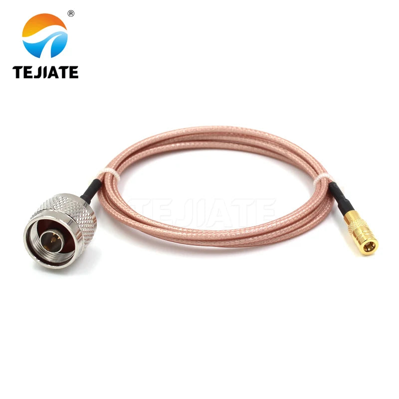 1PCS TEJIATE Adapter Cable N To SMB Type NJ Convert SMBK 8-90CM 1M 1.5M 2M Length Connector RG316 Wire