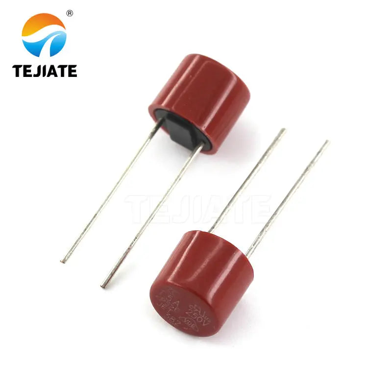 10PCS 382 Cylindrical Fuse T0.5/2/3/3.15/5/6.3A 250V Commonly Used Power Fuses Assorted Slow Blow Fuse LCD PCB Matched
