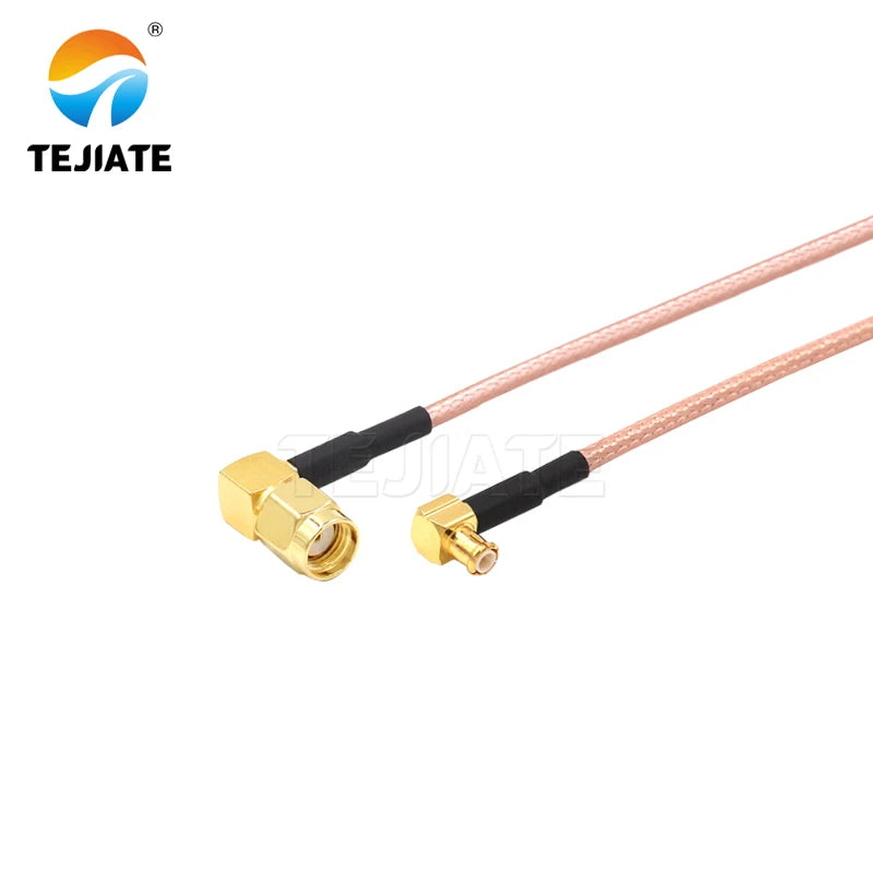 1PCS TEJIATE Adapter Cable MCX To RPSMA Type MCX-JW Convert RPSMA-JW 8-90CM 1M 1.5M 2M Length Connector RG316 Wire
