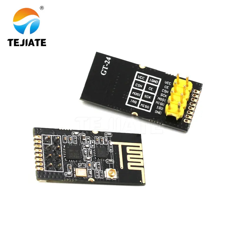 1PCS Industrial Grade GT-24 Data Transmission Wireless Module 2.4G NRF24L01 + PA+ LNA SMD Memory Modular Unit Longdistance 1100M