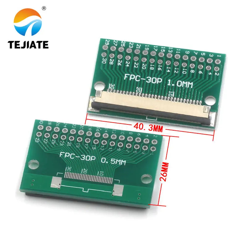DIY FPC/FFC adapter board 1.0mm connector 6P 8P 10P 12P 20P 24P 26P 30P 34P 40PIN