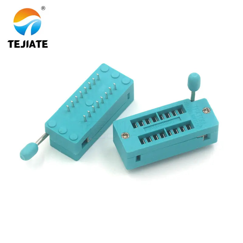1PCS IC Locking Base Movable Socket Single Machine Chip 14/16/18/20/24/28/40P Test Pedestal